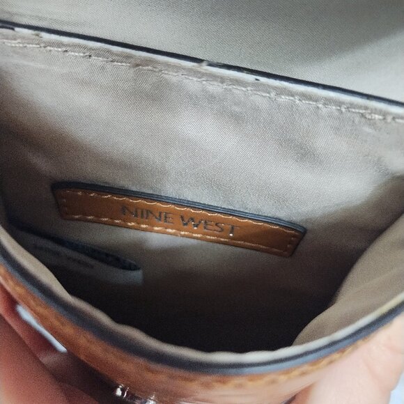 Nine West Women’s Chic Brown Crossbody Bag with Tassel - Picture 7 of 11